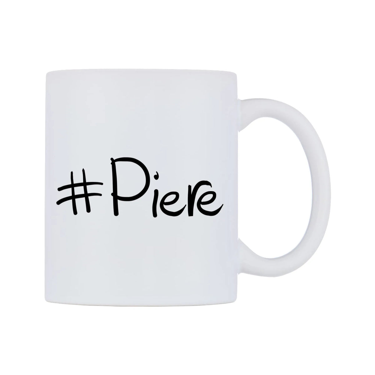 Piere Mug — mug, left side, on a white background