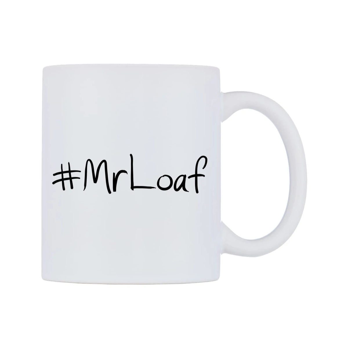 MrLoaf Mug — mug, left side, on a white background