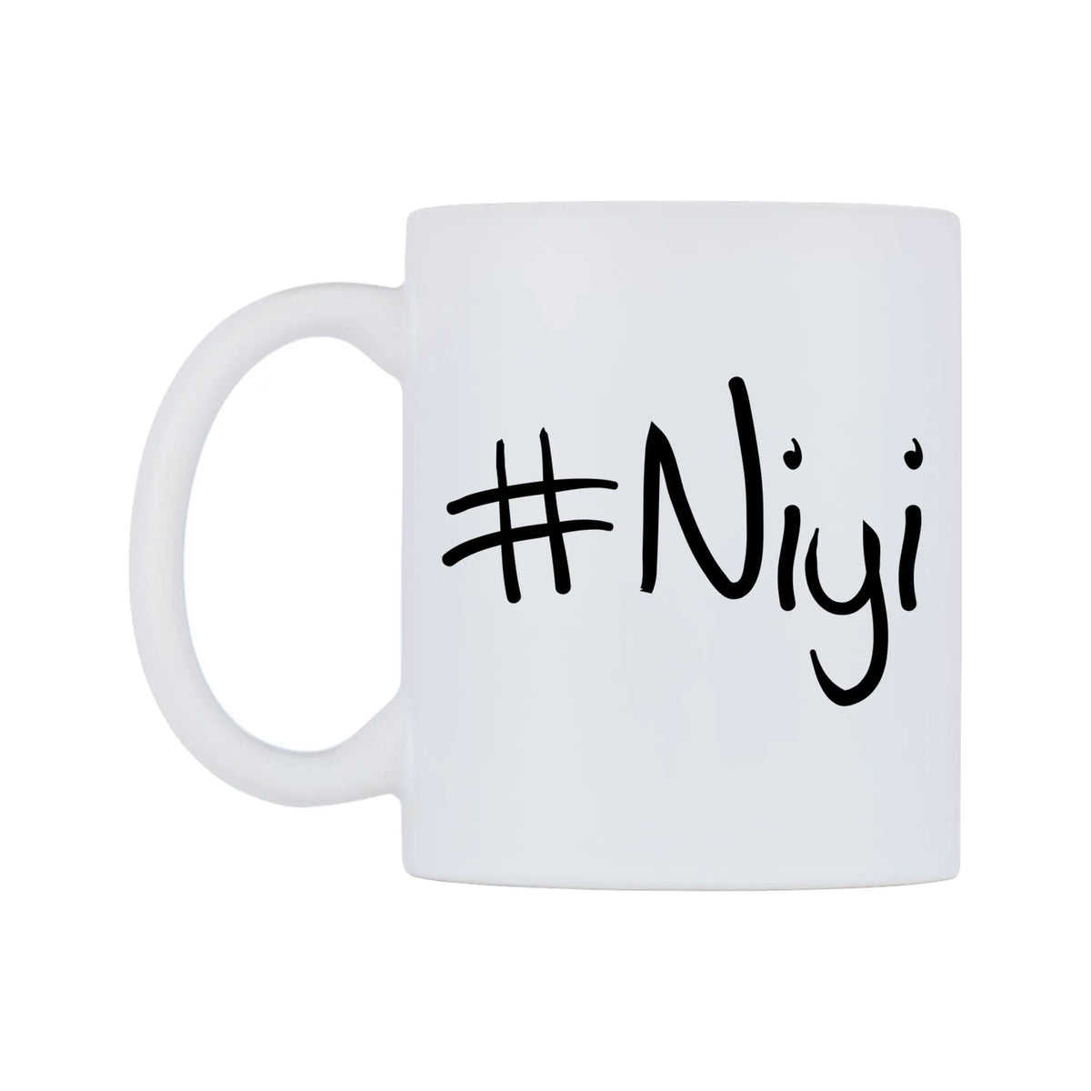 Niyi Mug — mug, right side, on a white background