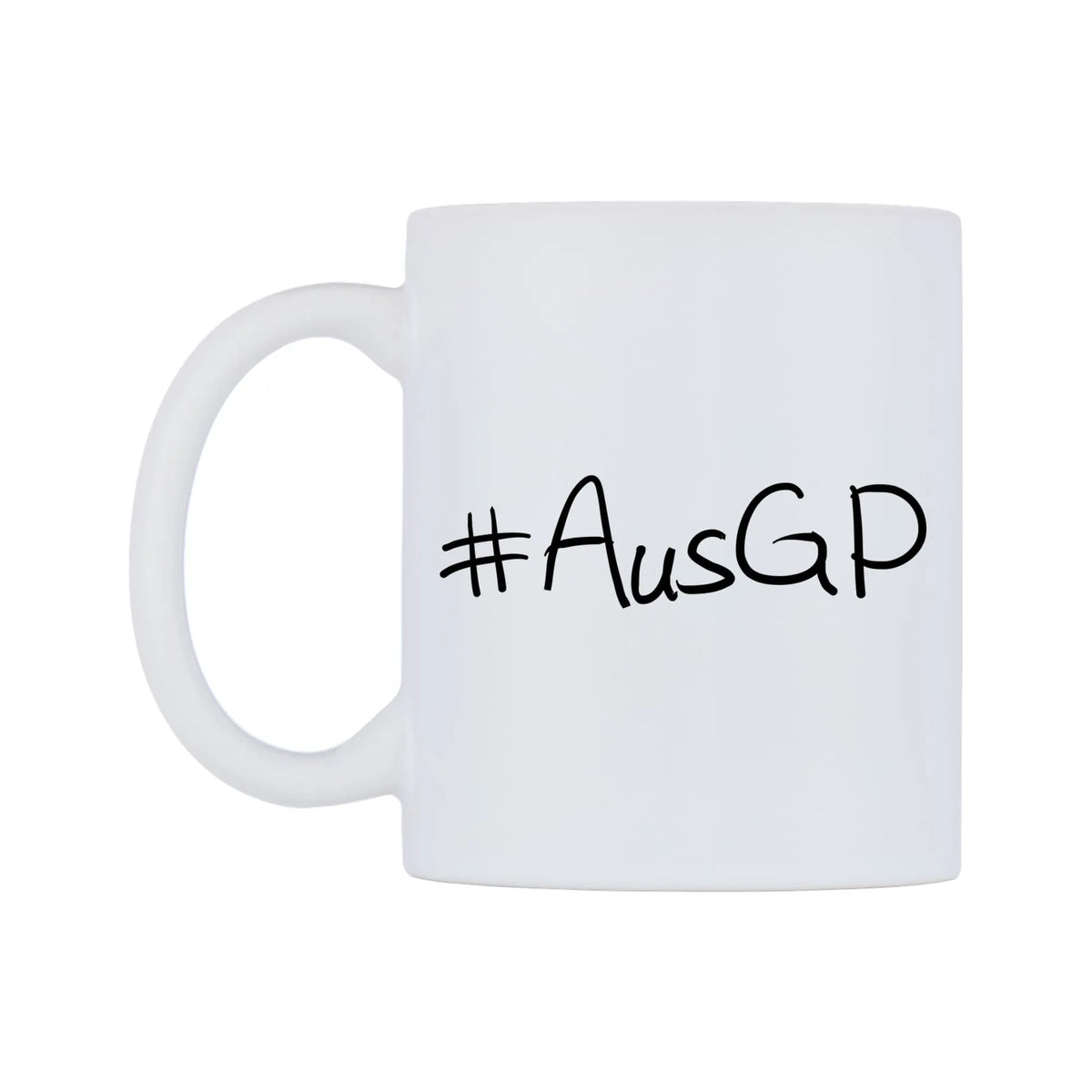 AusGP Mug — mug, right side, on a white background