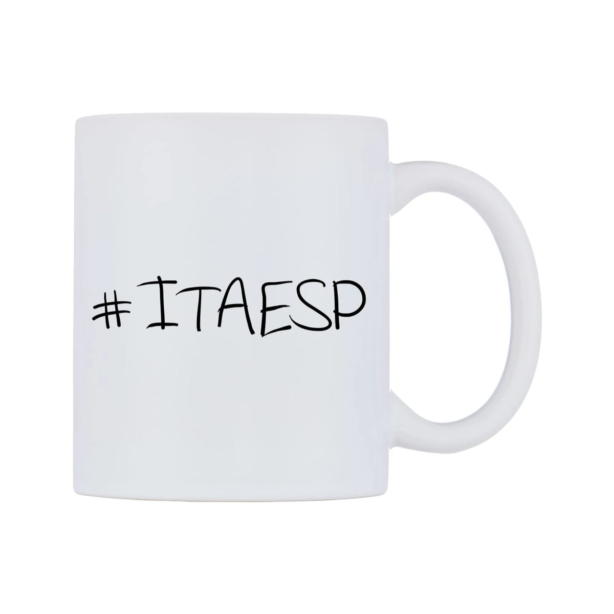 ITAESP Mug — mug, left side, on a white background