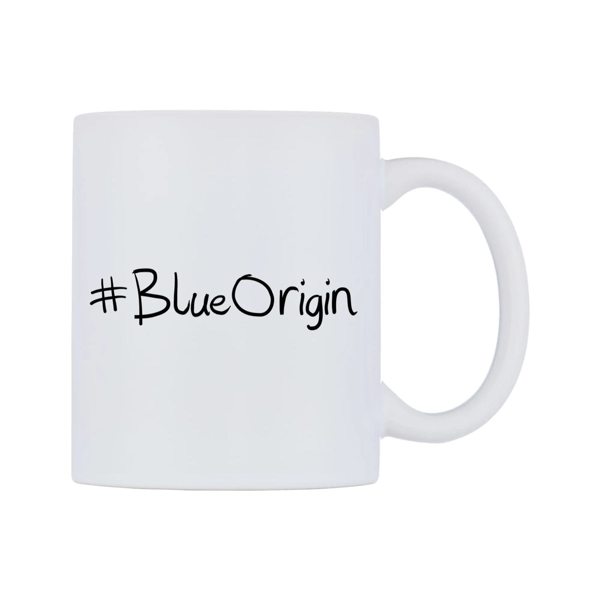 BlueOrigin Mug — mug, left side, on a white background