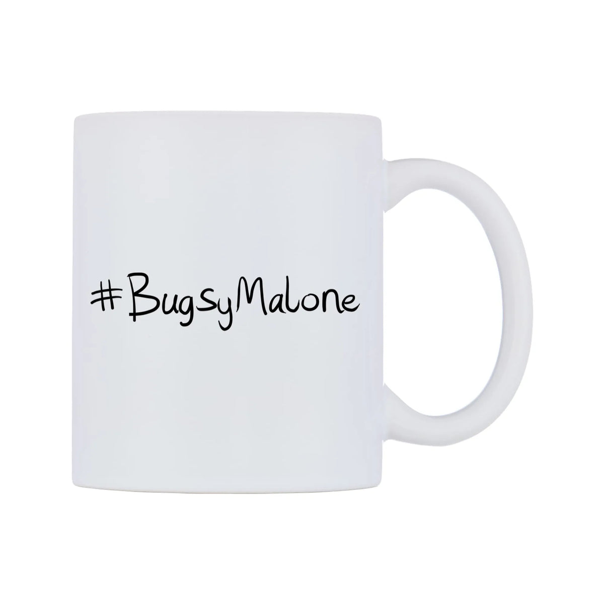 BugsyMalone Mug — mug, left side, on a white background
