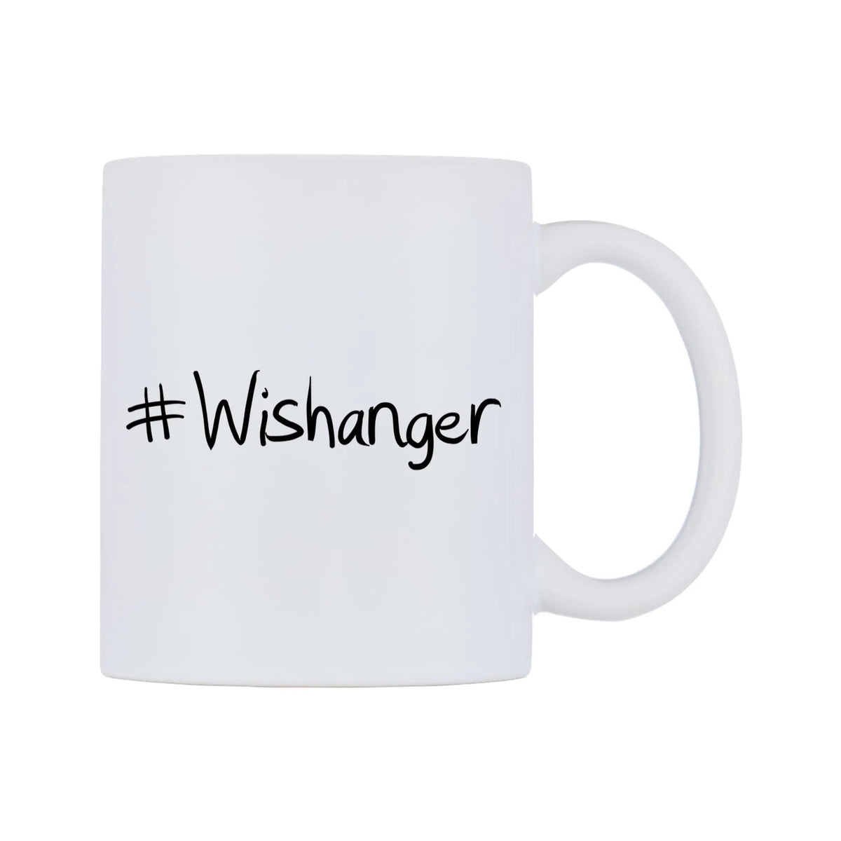 Wishanger Mug — mug, left side, on a white background