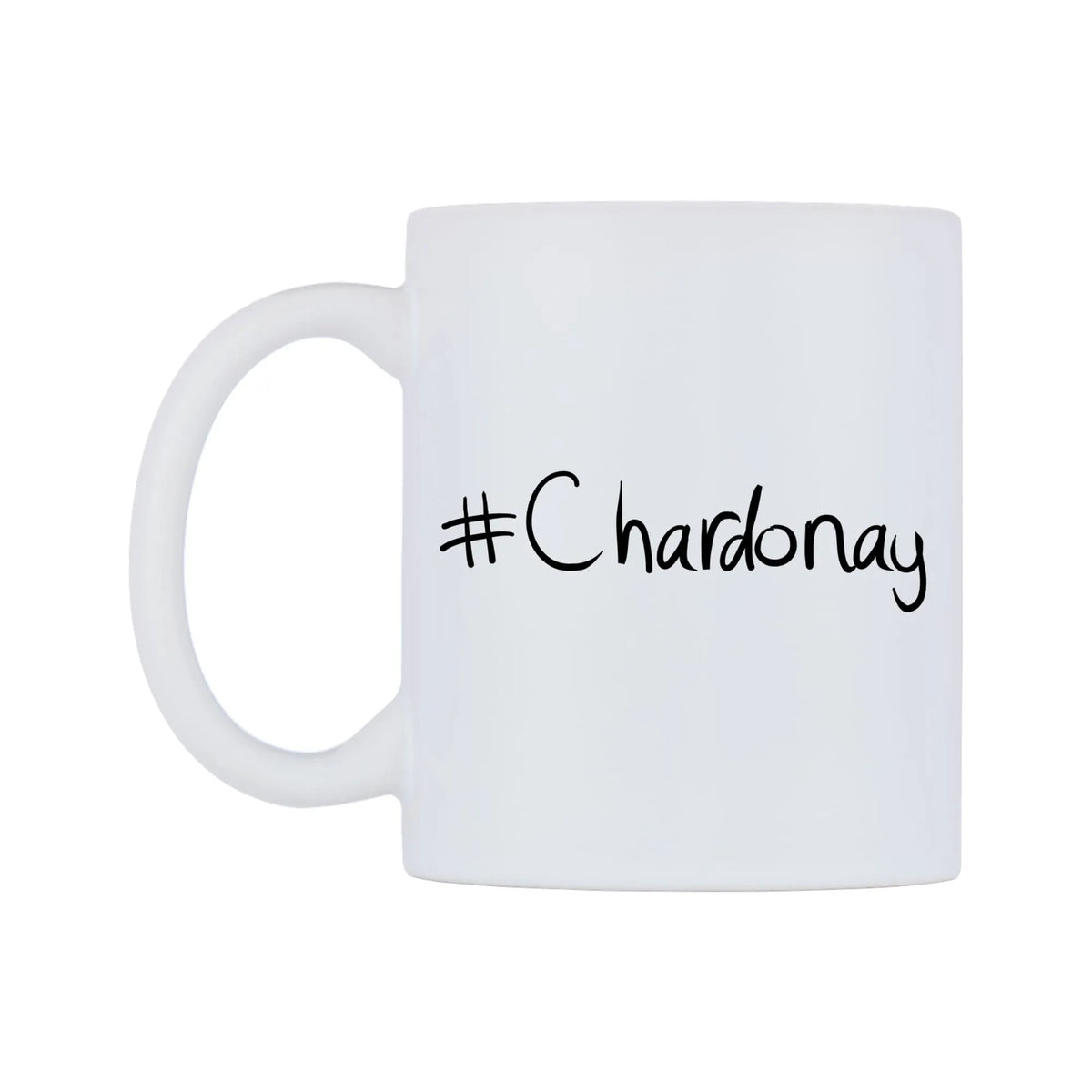 Chardonay Mug — mug, right side, on a white background