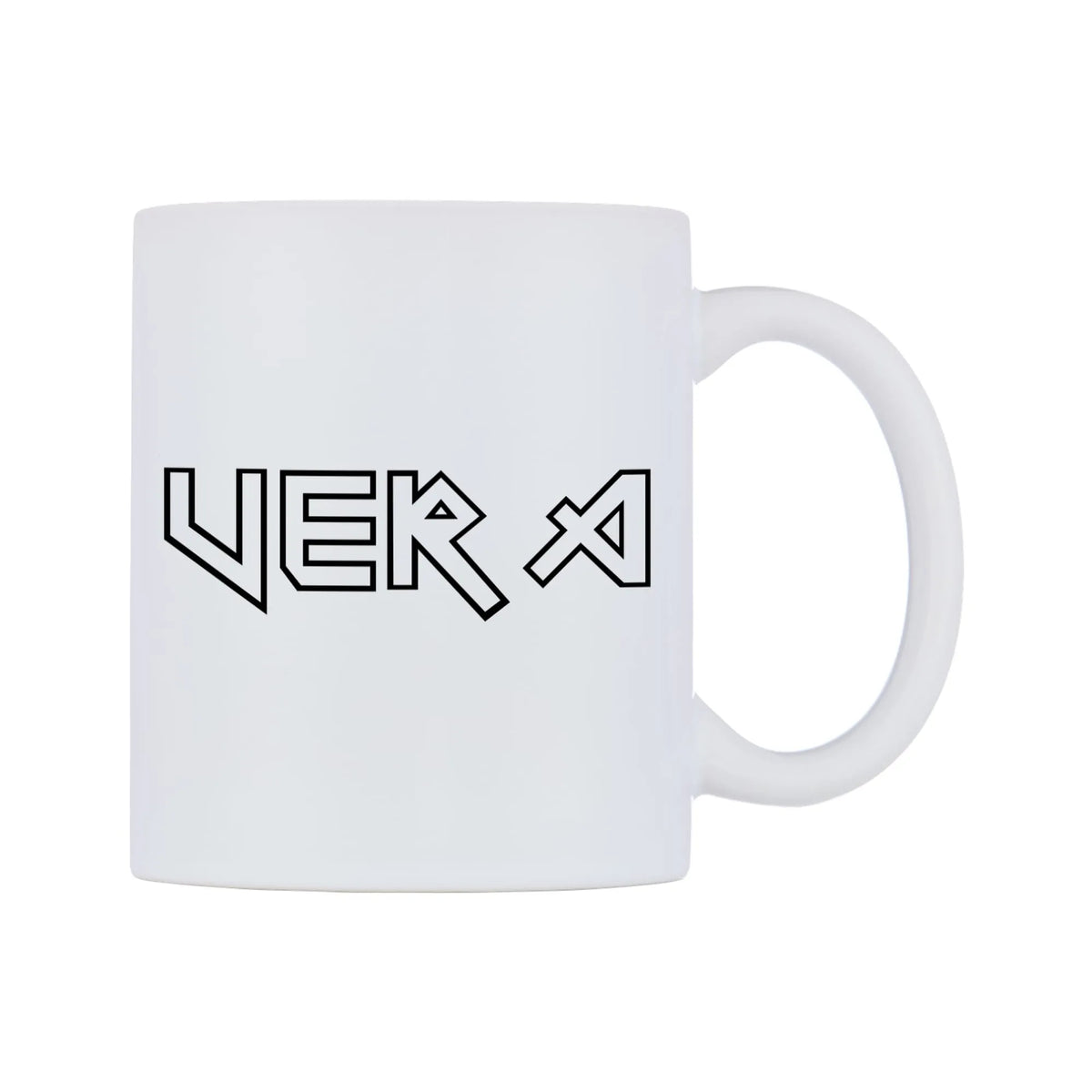 Vera - Iron Maiden Themed Mug — white 11oz gloss mug, left side, on a white background