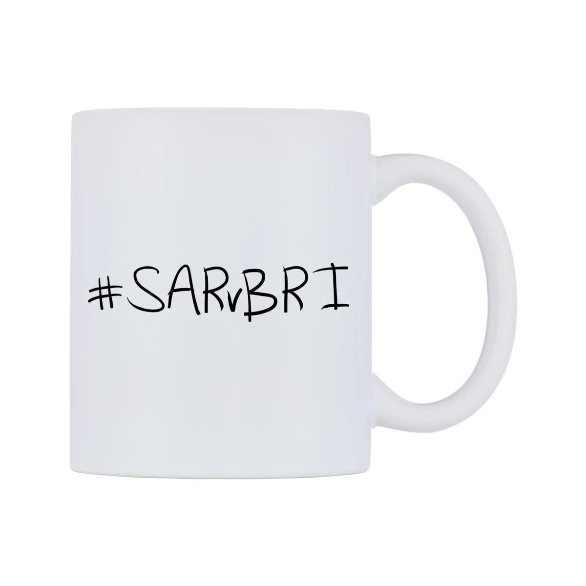 SARvBRI Mug — mug, left side, on a white background