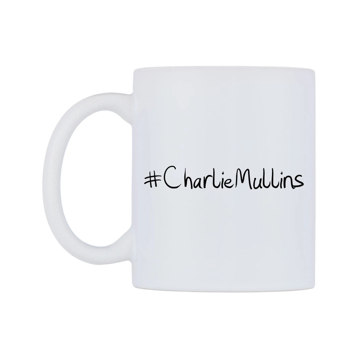 CharlieMullins Mug — mug, right side, on a white background