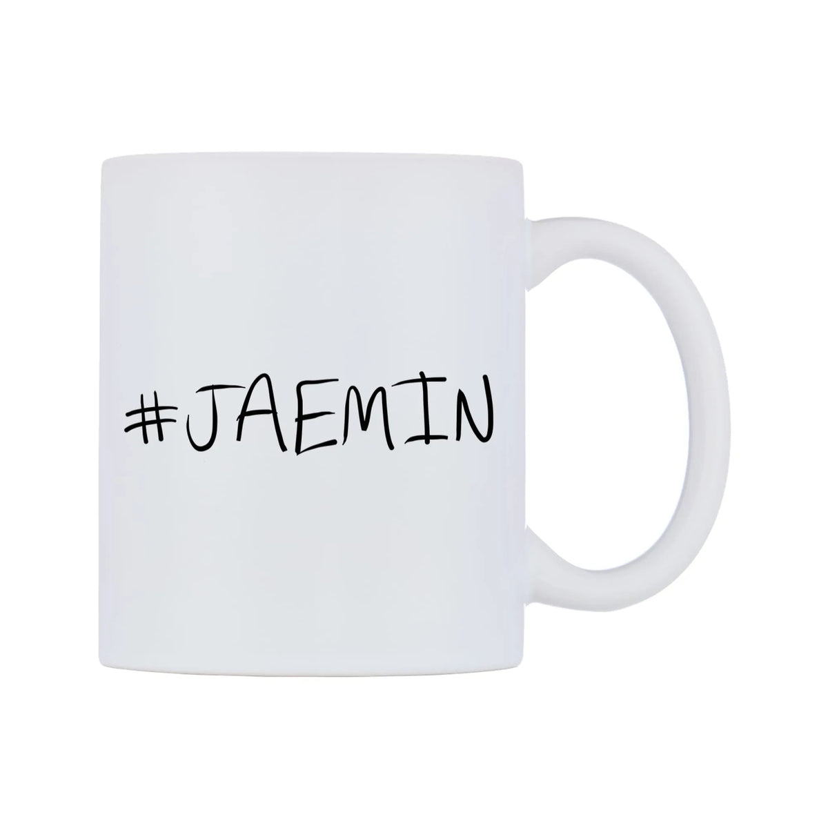 JAEMIN Mug — mug, left side, on a white background