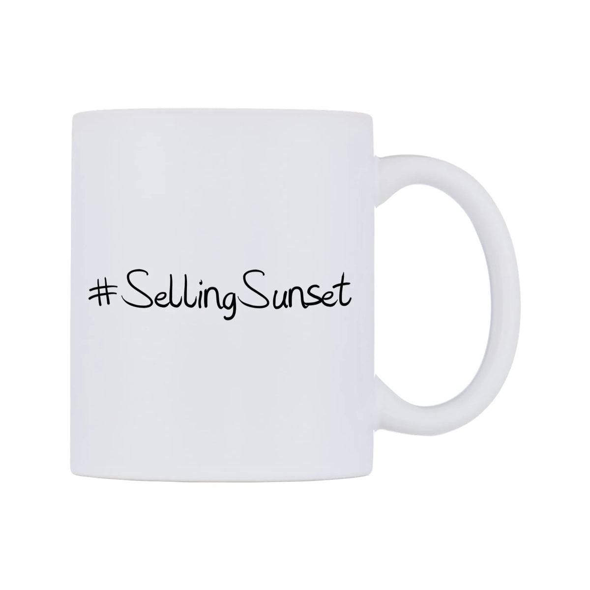 SellingSunset Mug — mug, left side, on a white background