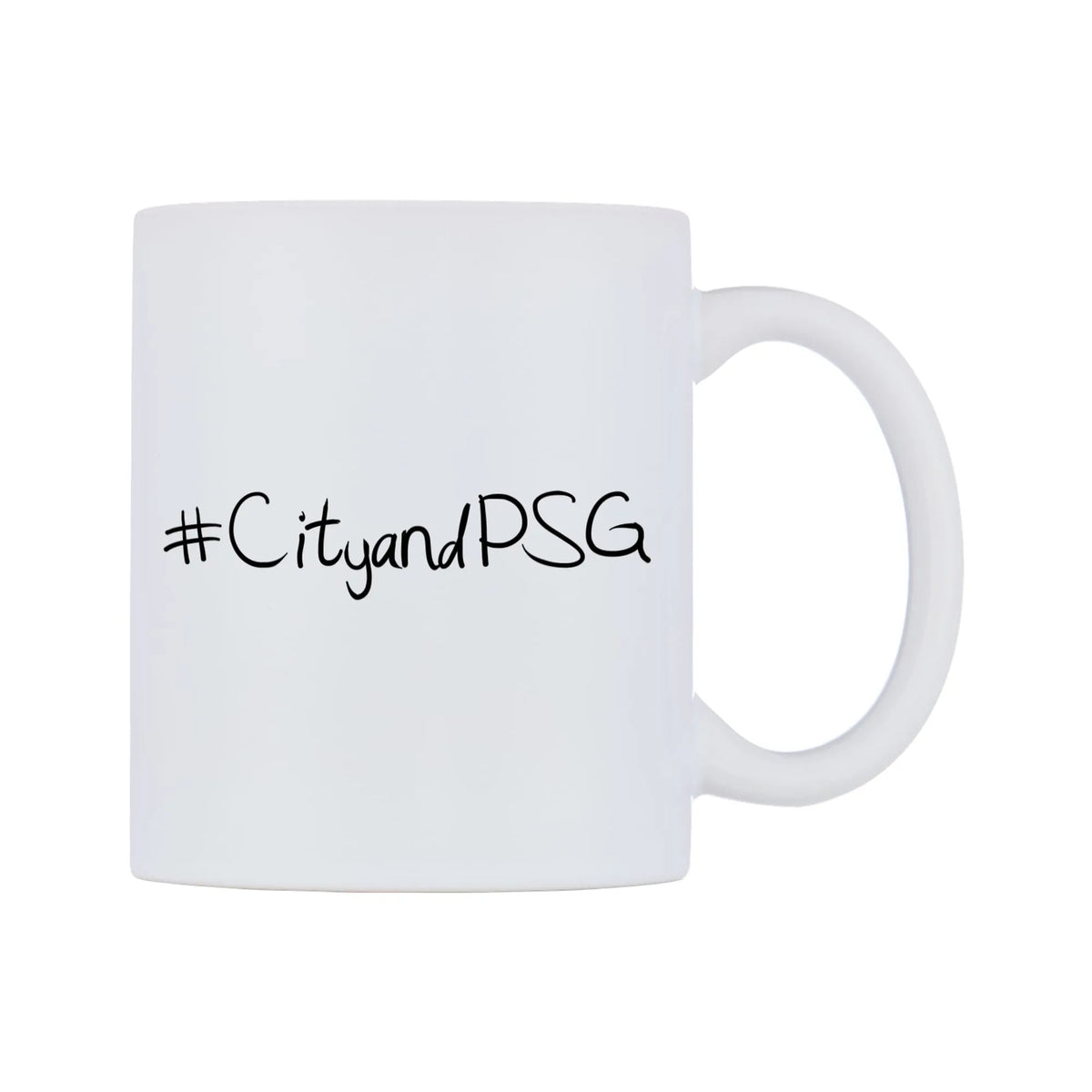 CityandPSG Mug — mug, left side, on a white background
