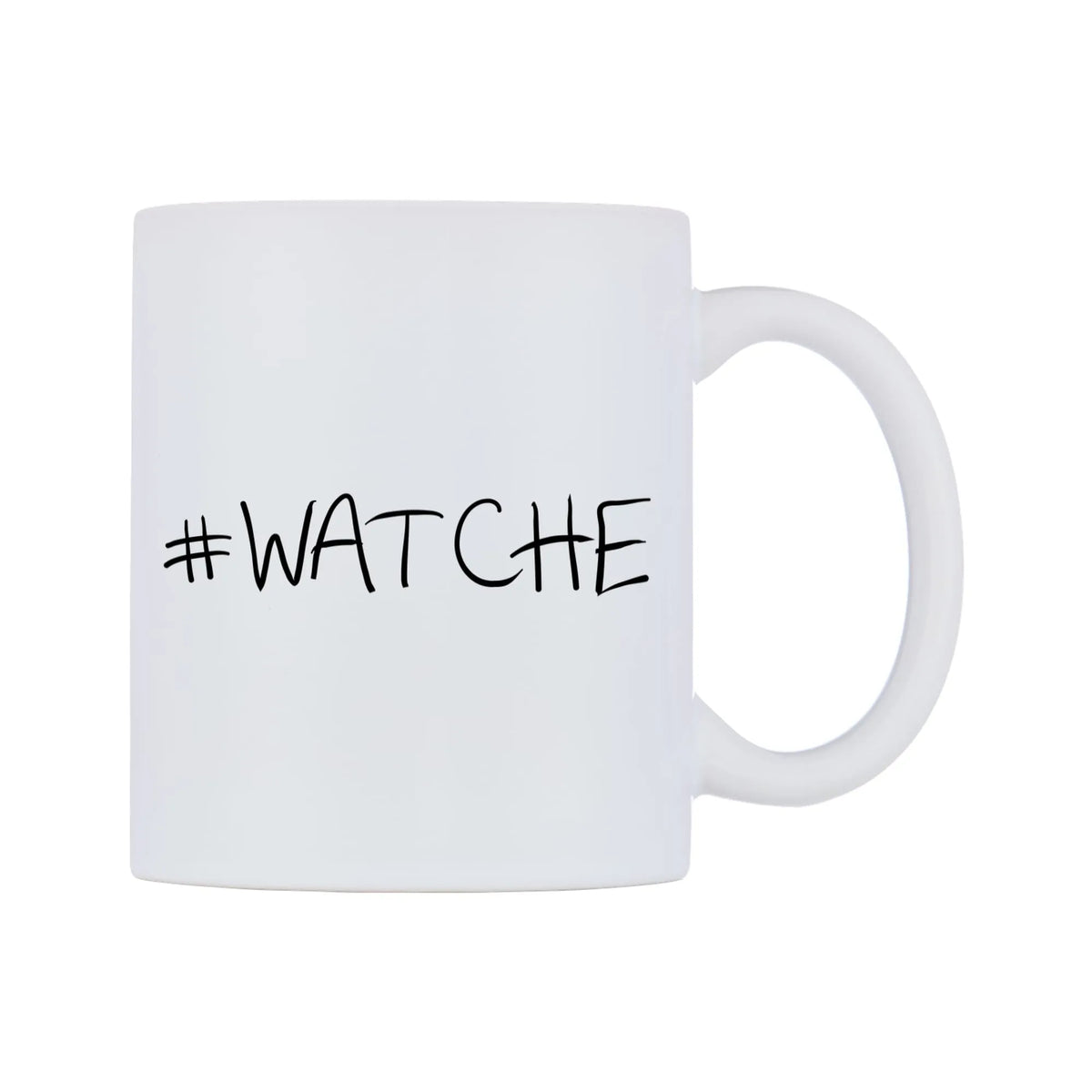 WATCHE Mug — mug, left side, on a white background