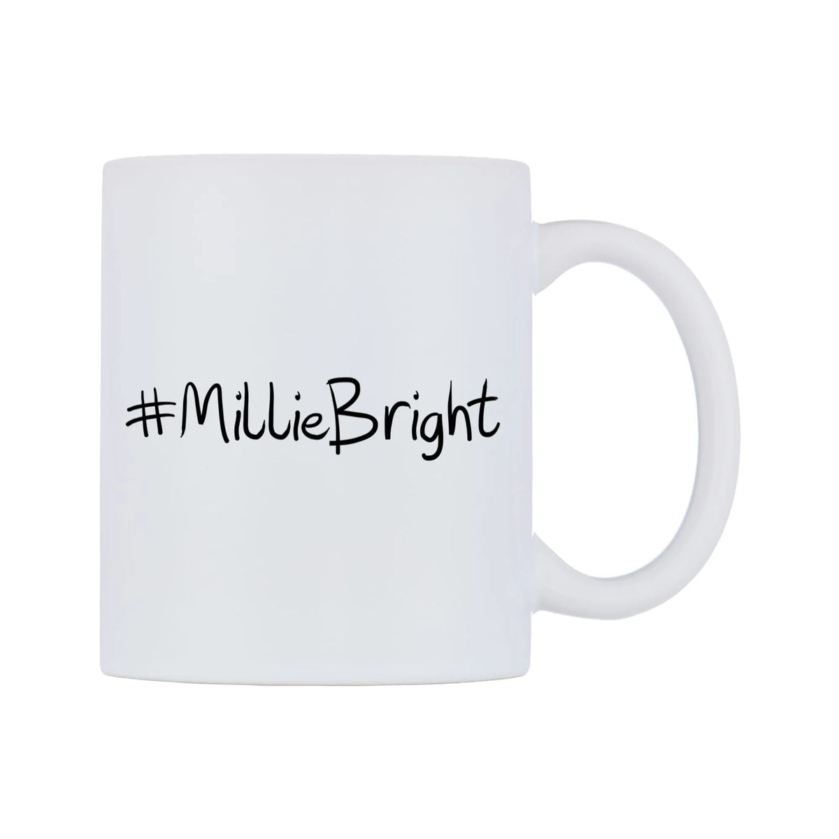 MillieBright Mug — mug, left side, on a white background