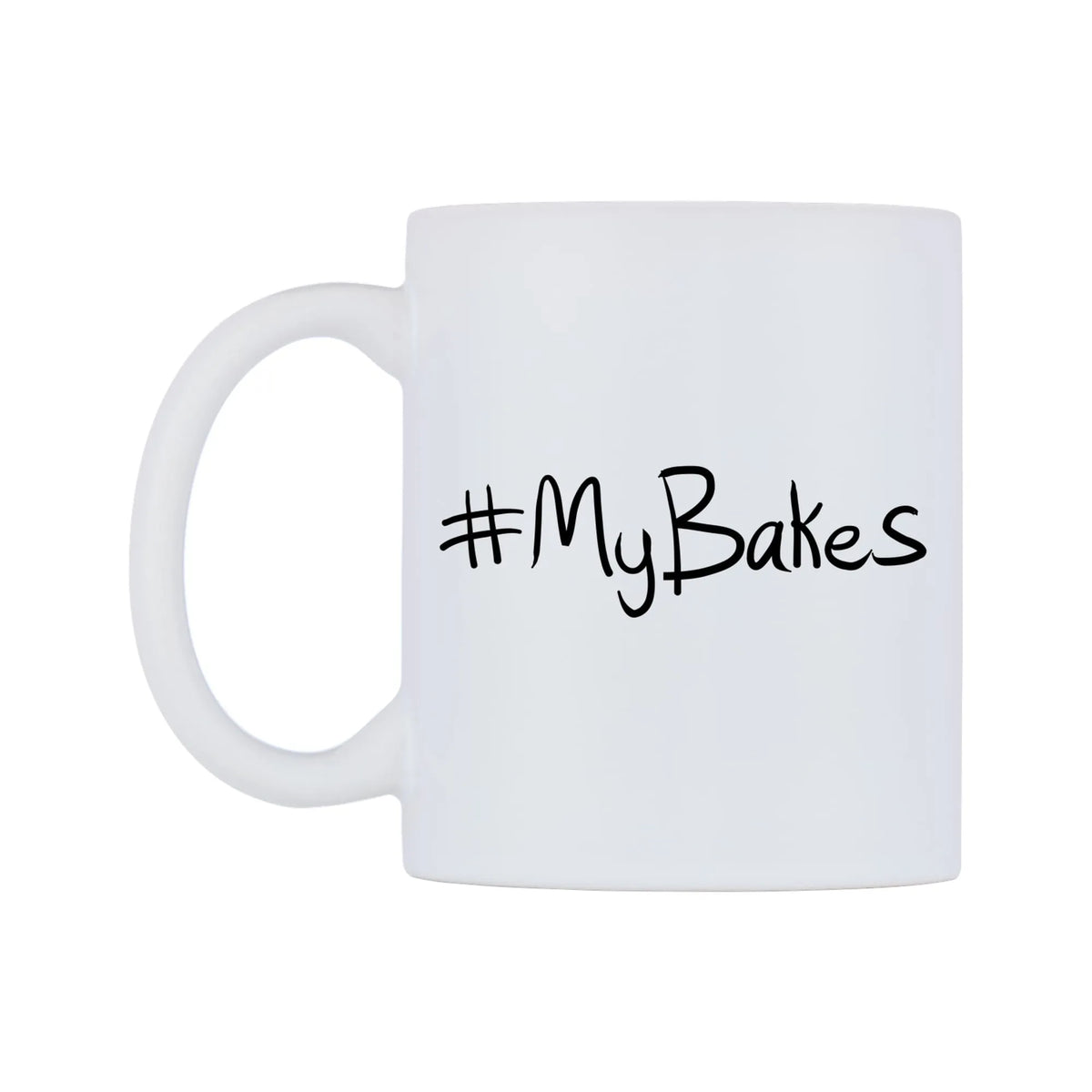 MyBakes Mug — mug, right side, on a white background