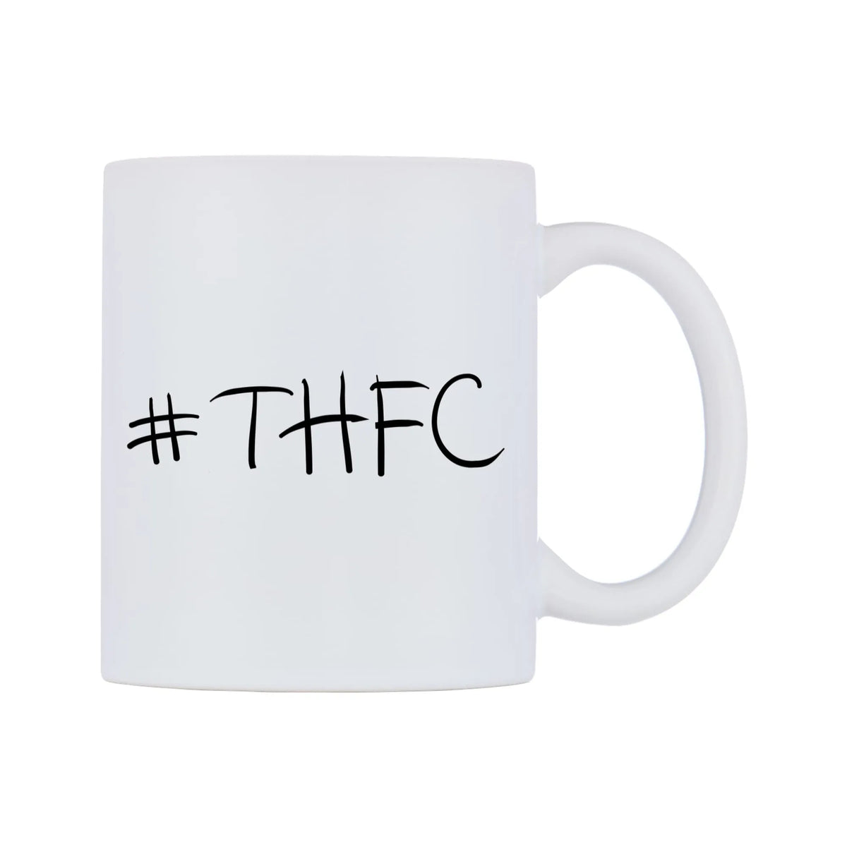 THFC Mug — mug, left side, on a white background