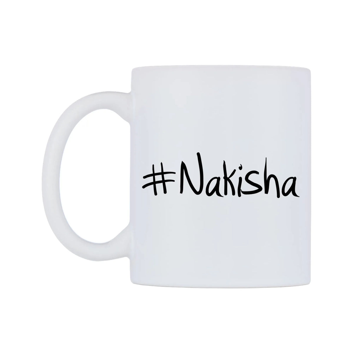 Nakisha Mug — mug, right side, on a white background