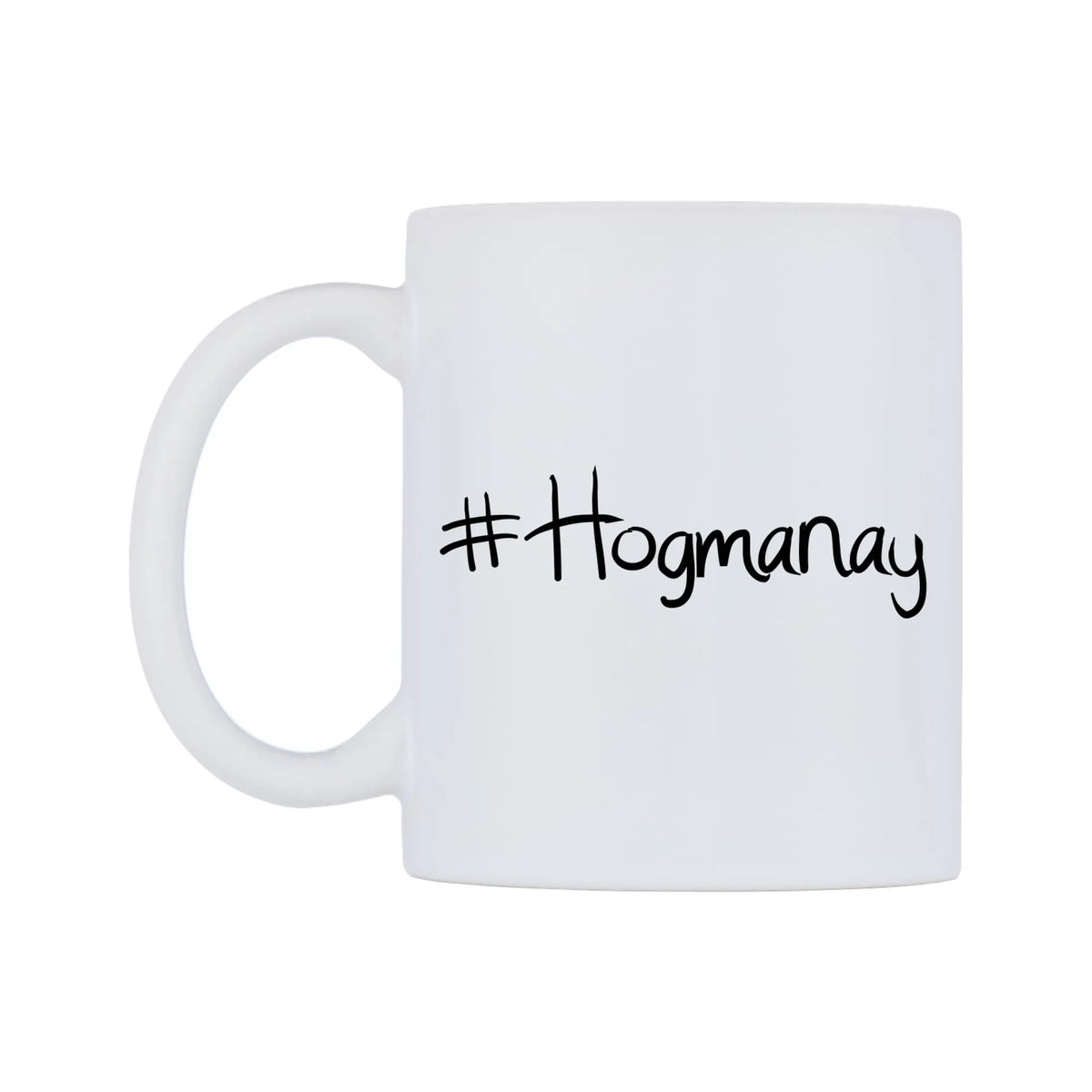 Hogmanay Mug — mug, right side, on a white background