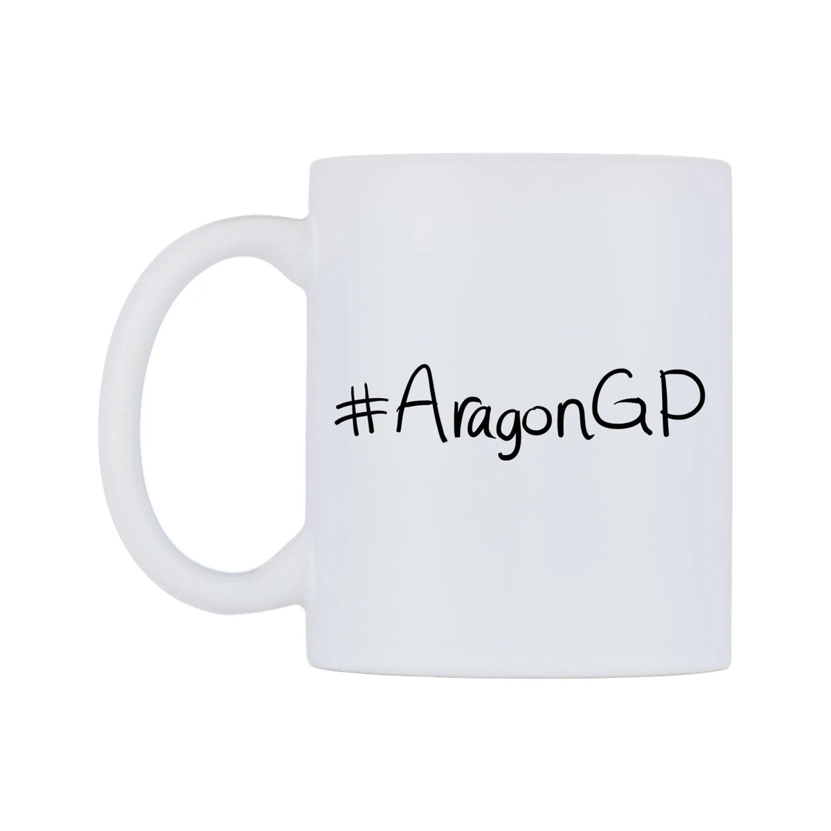 AragonGP Mug — mug, right side, on a white background