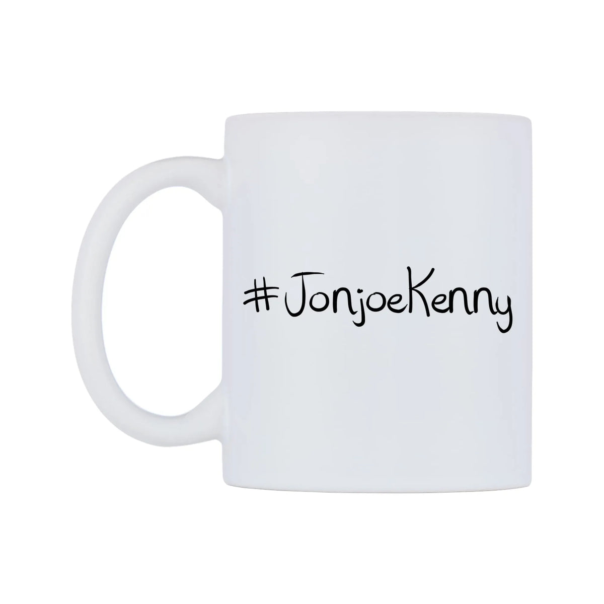JonjoeKenny Mug — mug, right side, on a white background