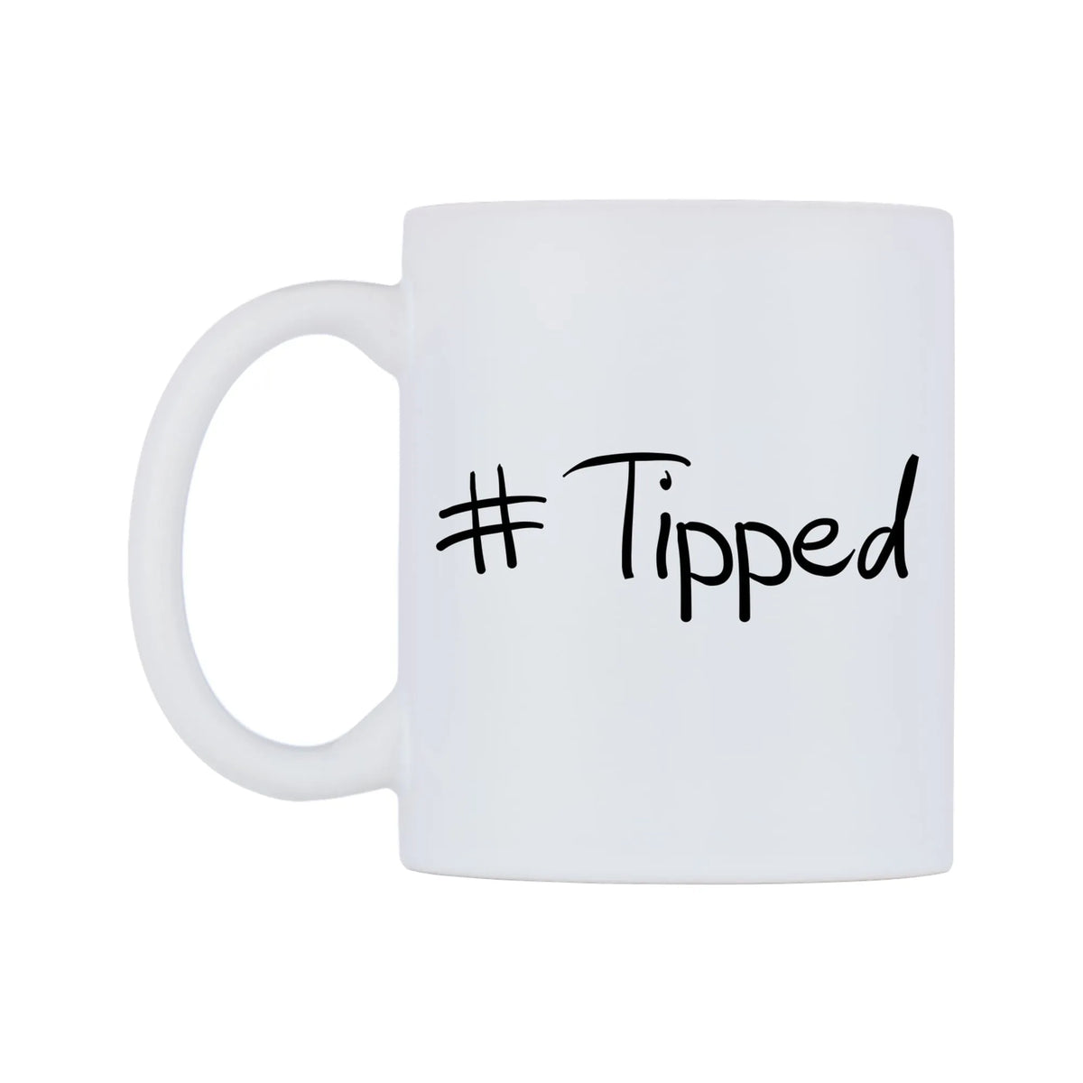 Tipped Mug — mug, right side, on a white background