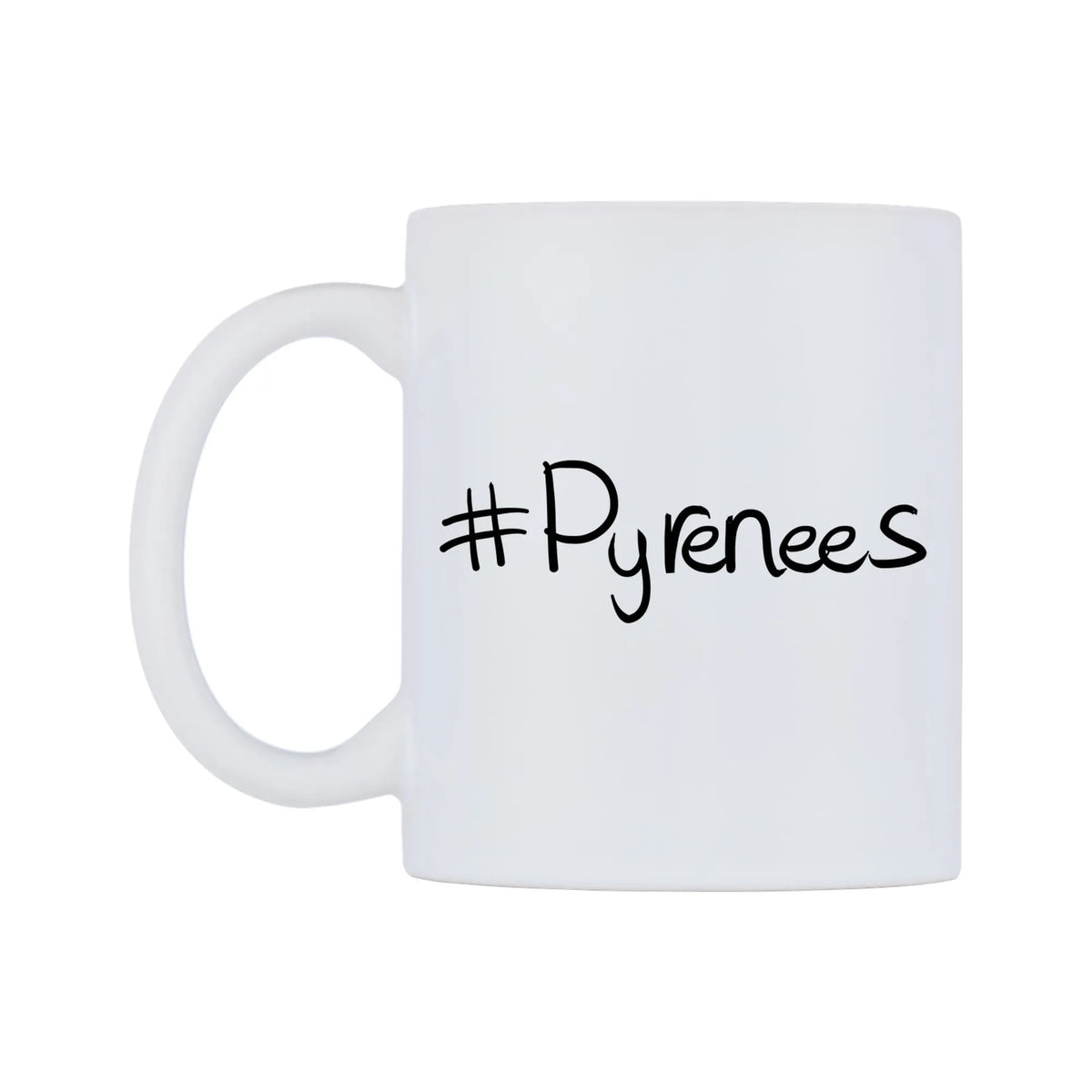 Pyrenees Mug — mug, right side, on a white background