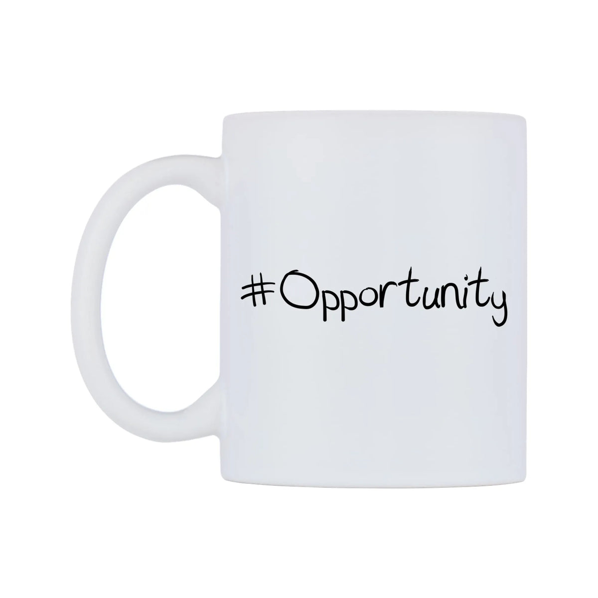 Opportunity Mug — mug, right side, on a white background