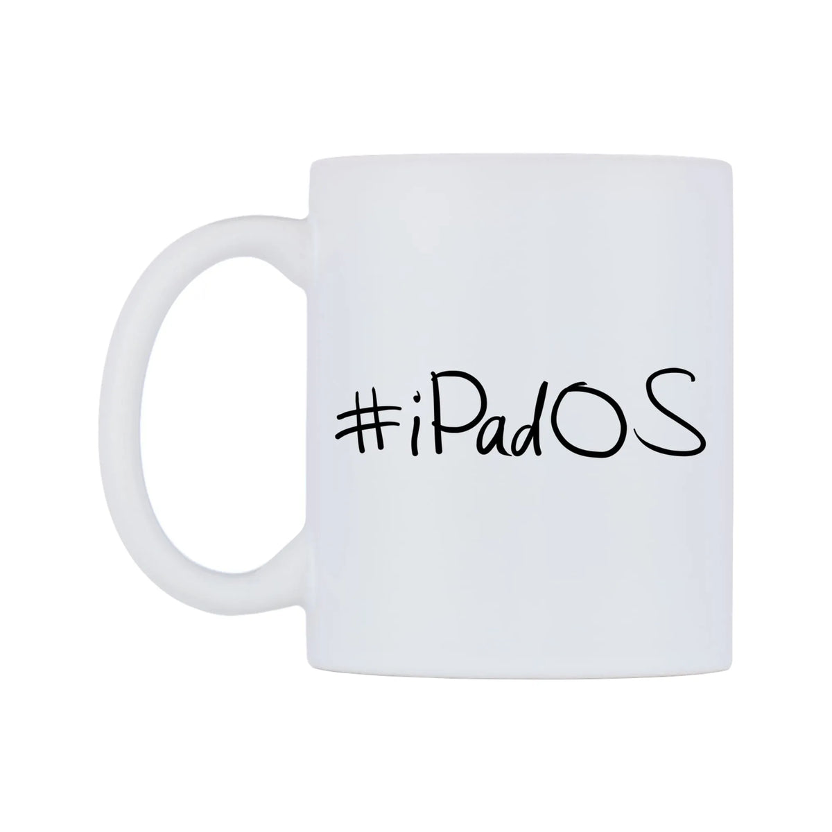 iPadOS Mug — mug, right side, on a white background