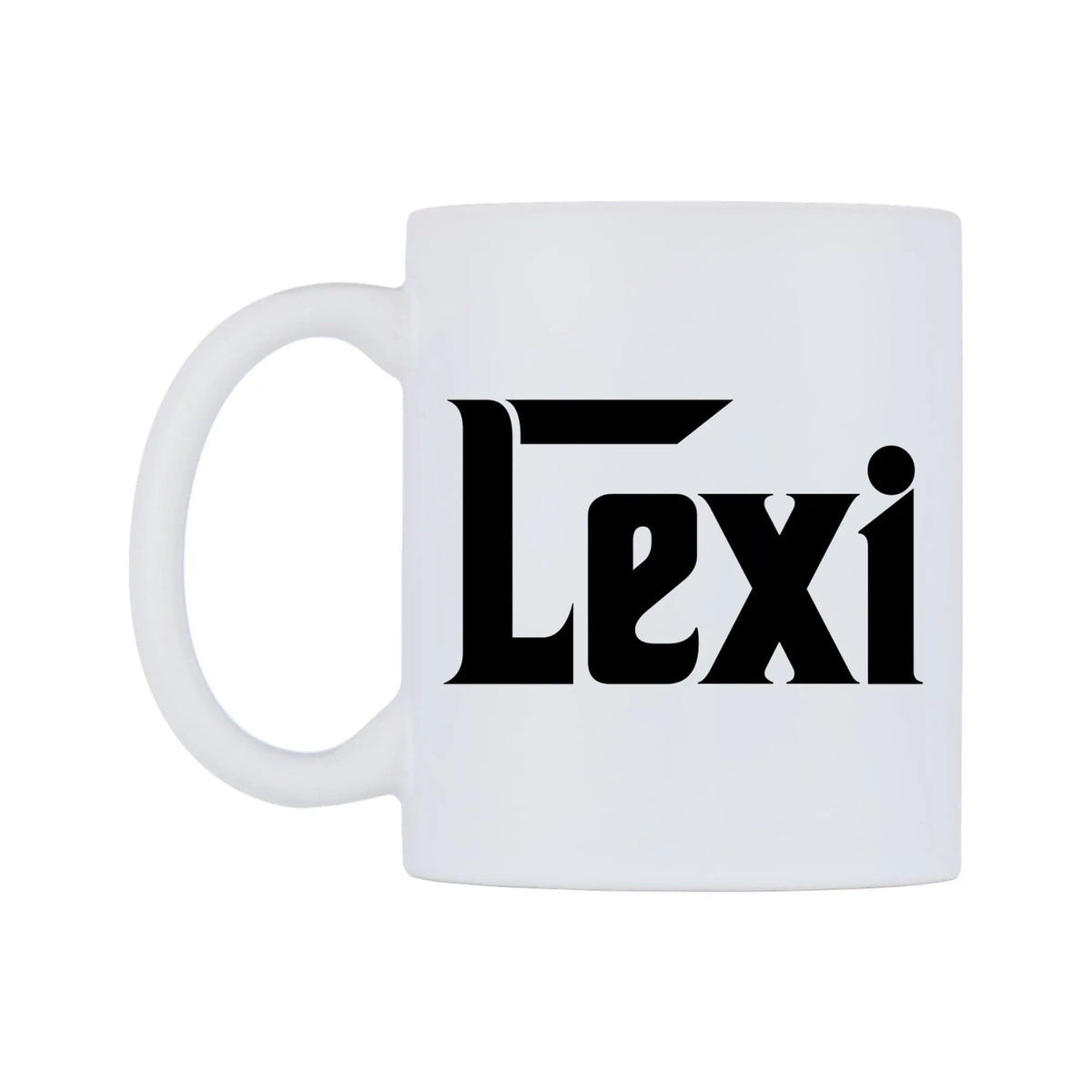 Lexi - Godfather Themed Mug — white 11oz gloss mug, right side, on a white background