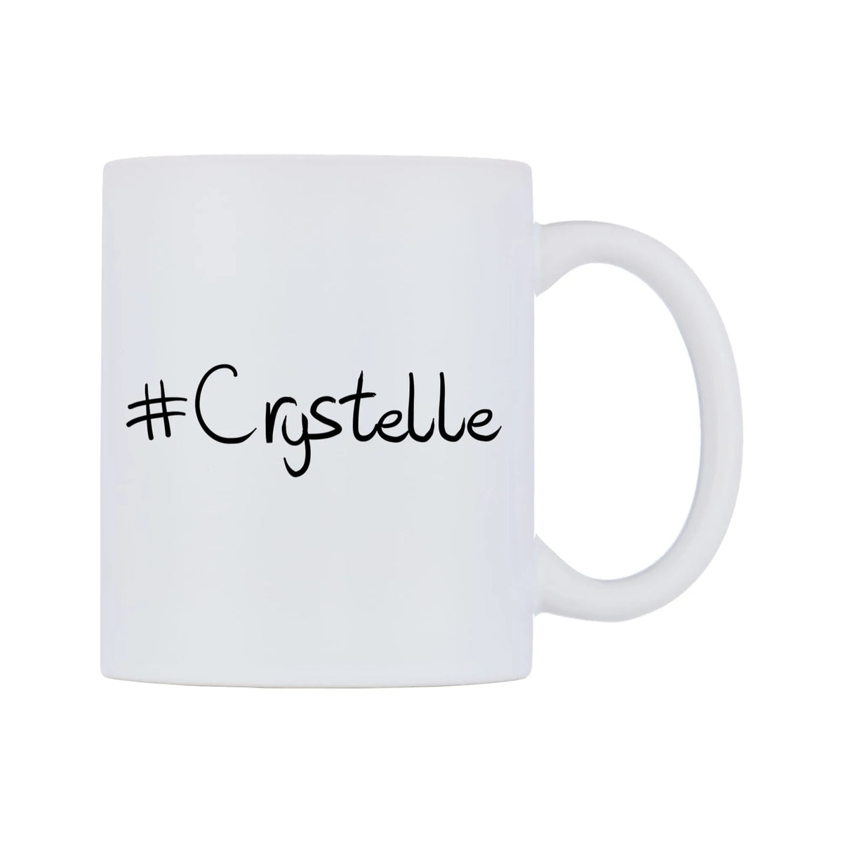 Crystelle Mug — mug, left side, on a white background