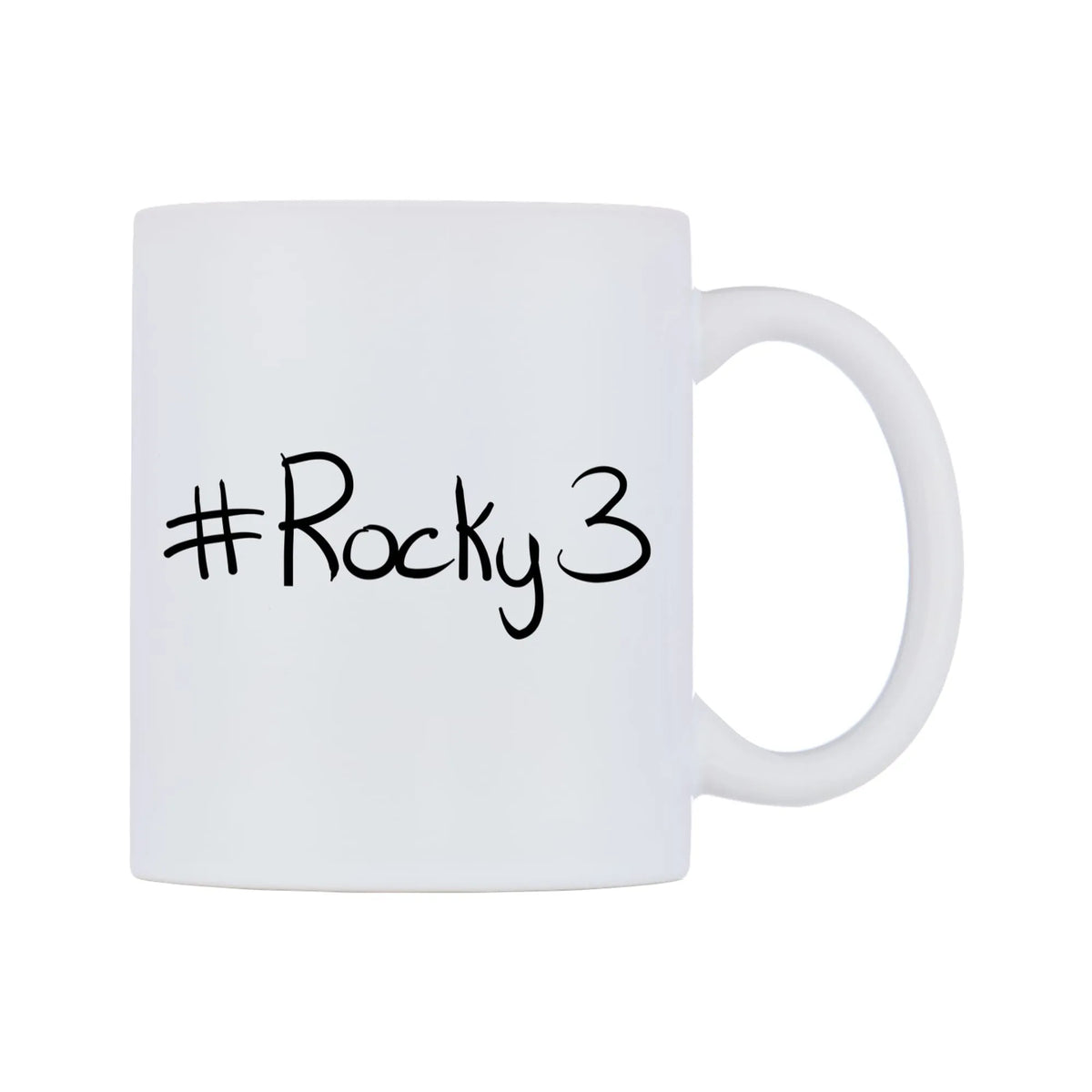 Rocky3 Mug — mug, left side, on a white background