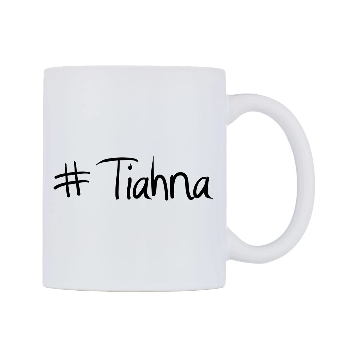 Tiahna Mug — mug, left side, on a white background