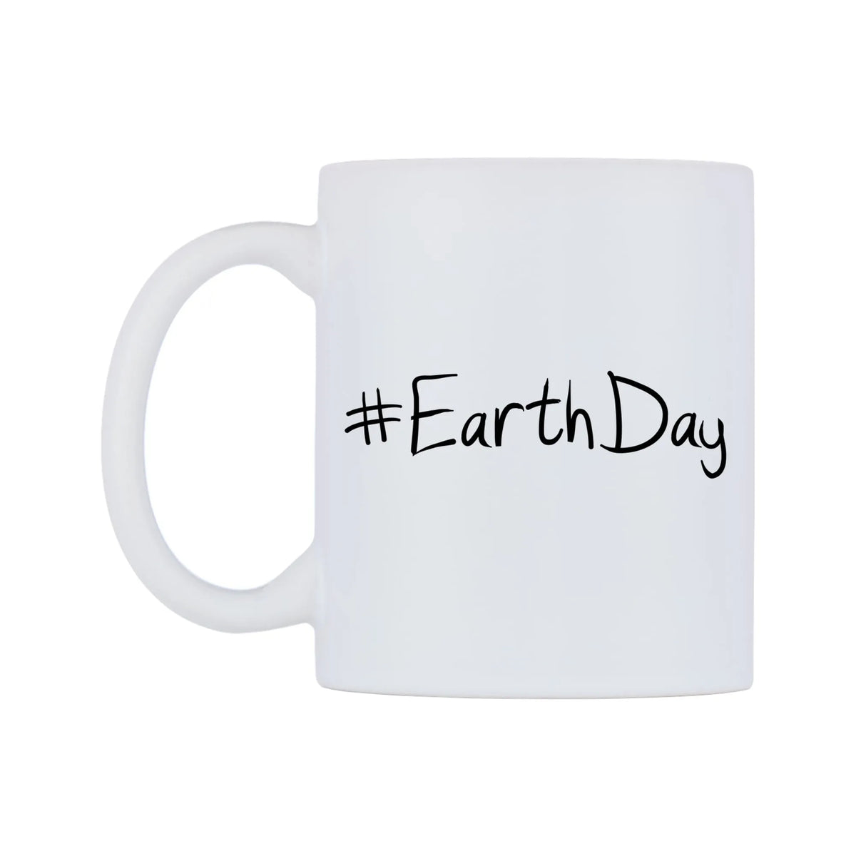 EarthDay Mug — mug, right side, on a white background