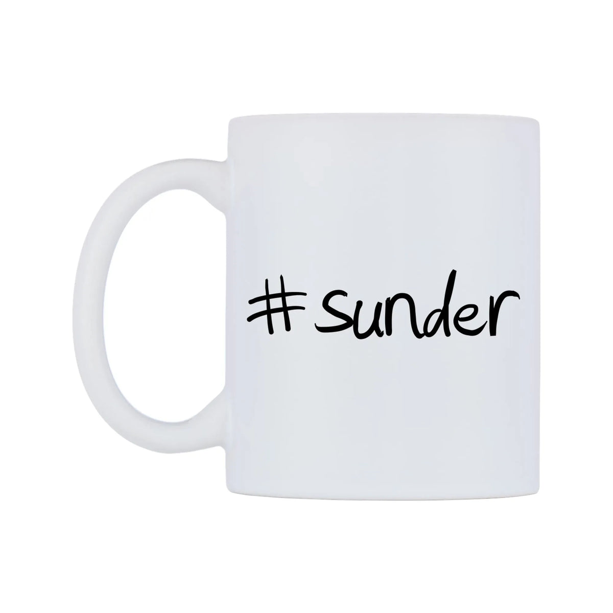 sunder Mug — mug, right side, on a white background