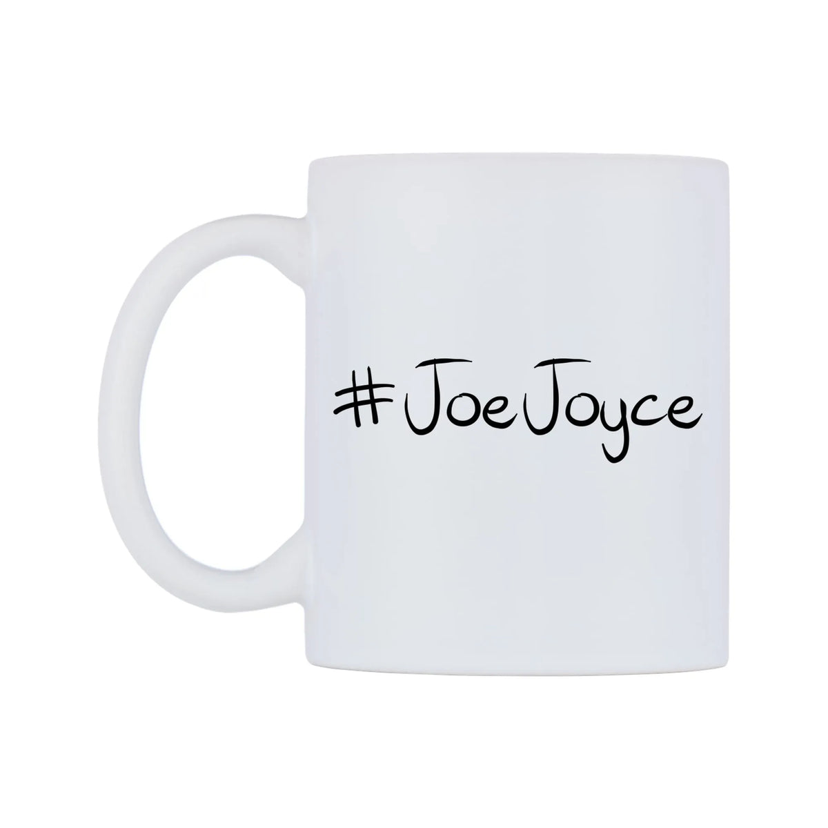 JoeJoyce Mug — mug, right side, on a white background