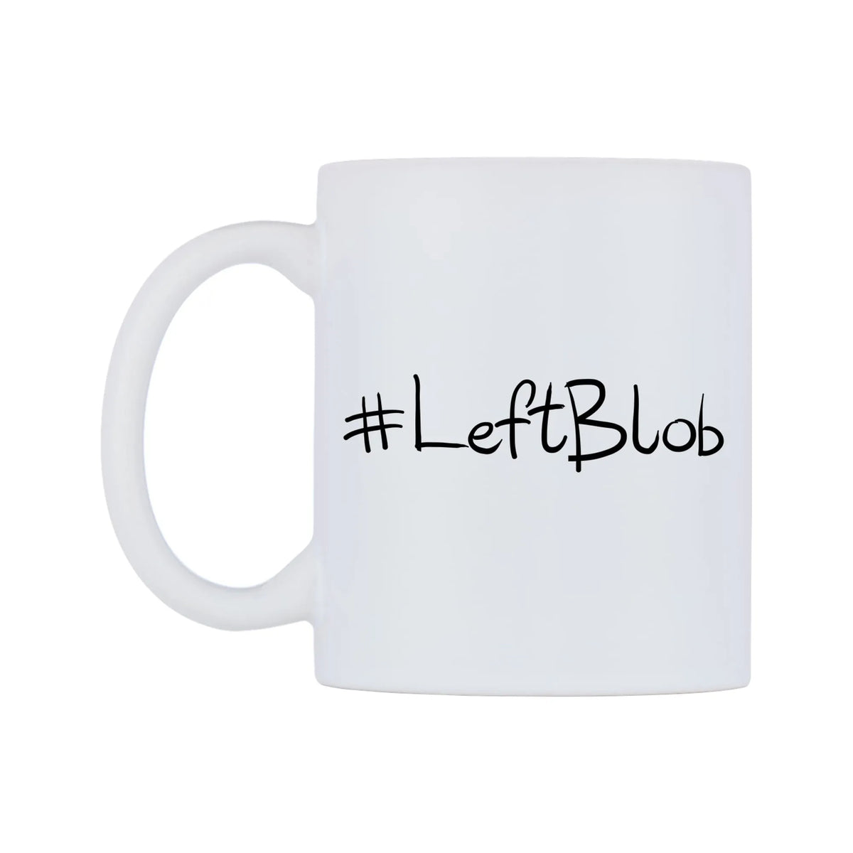 LeftBlob Mug — mug, right side, on a white background