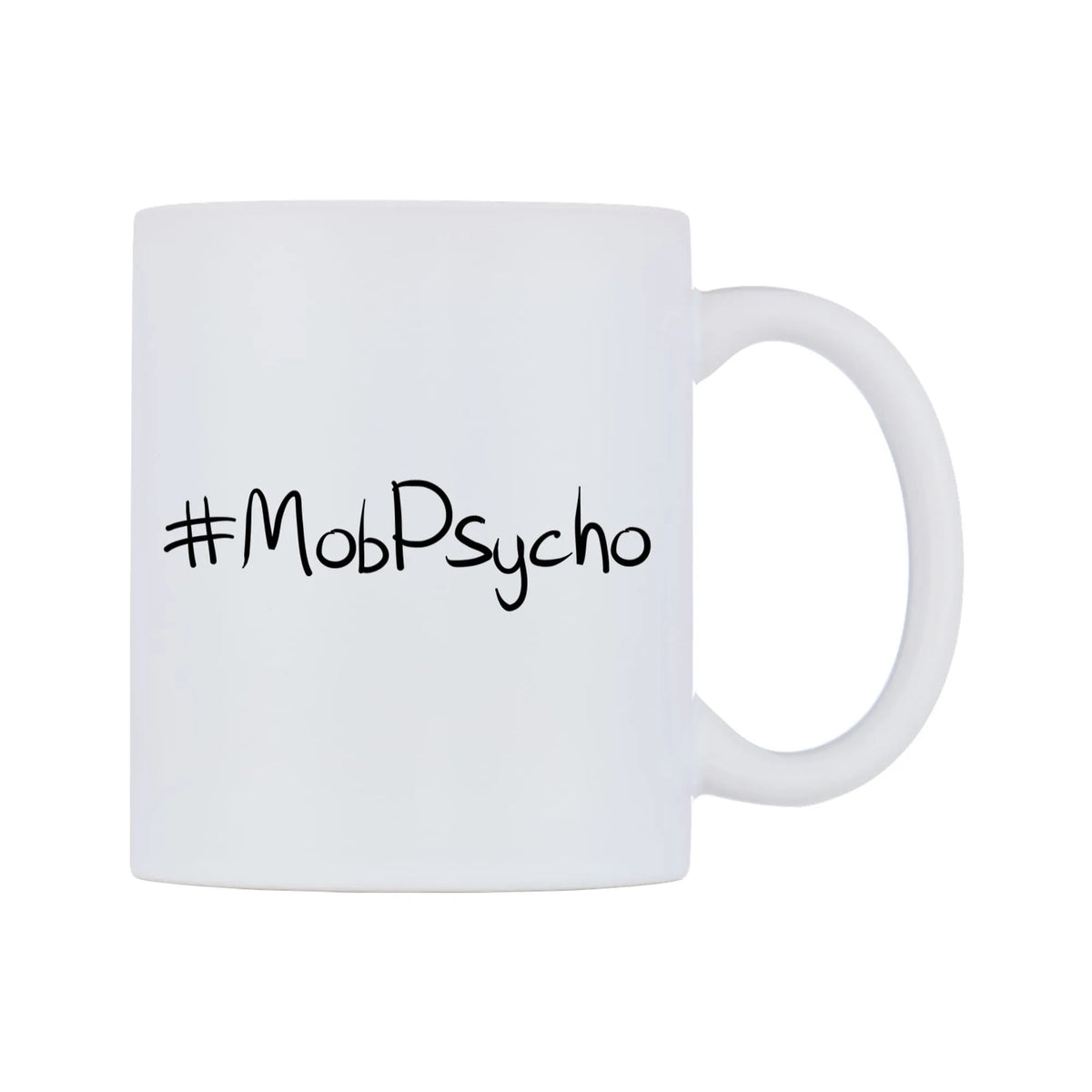 MobPsycho Mug — mug, left side, on a white background