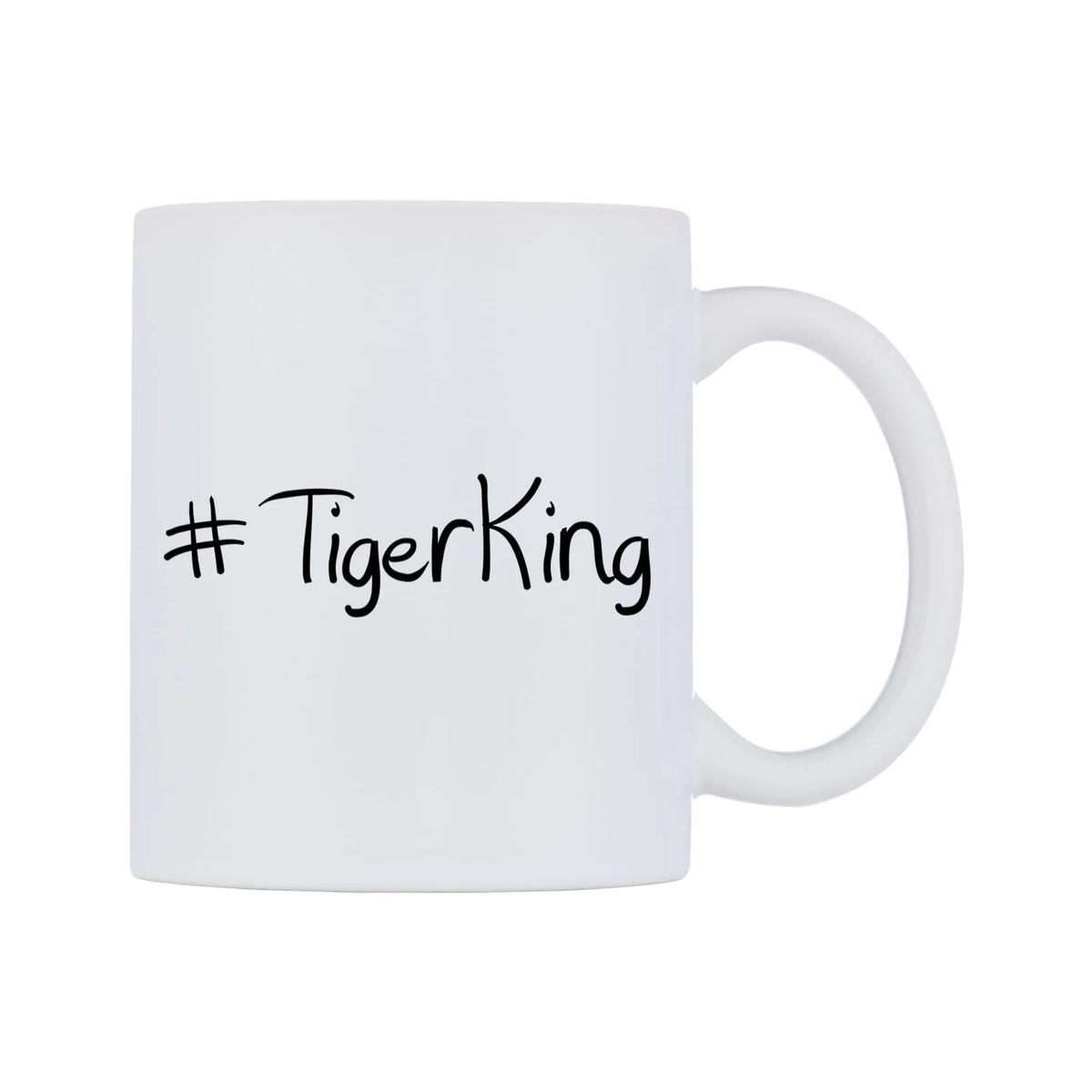 TigerKing Mug — mug, left side, on a white background