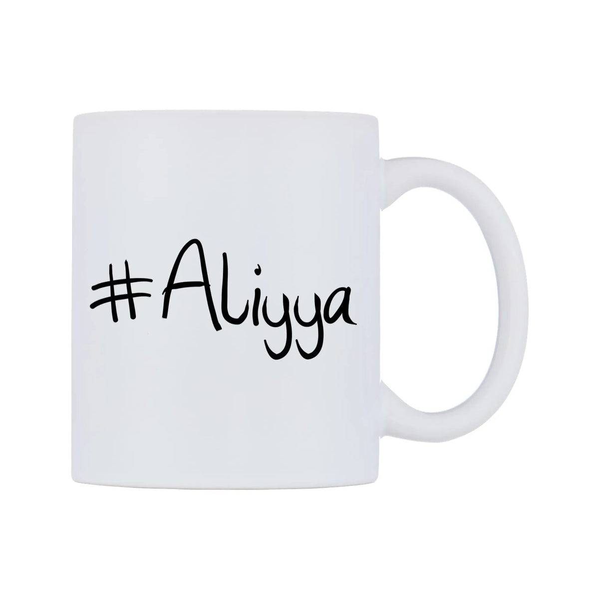 Aliyya Mug — mug, left side, on a white background