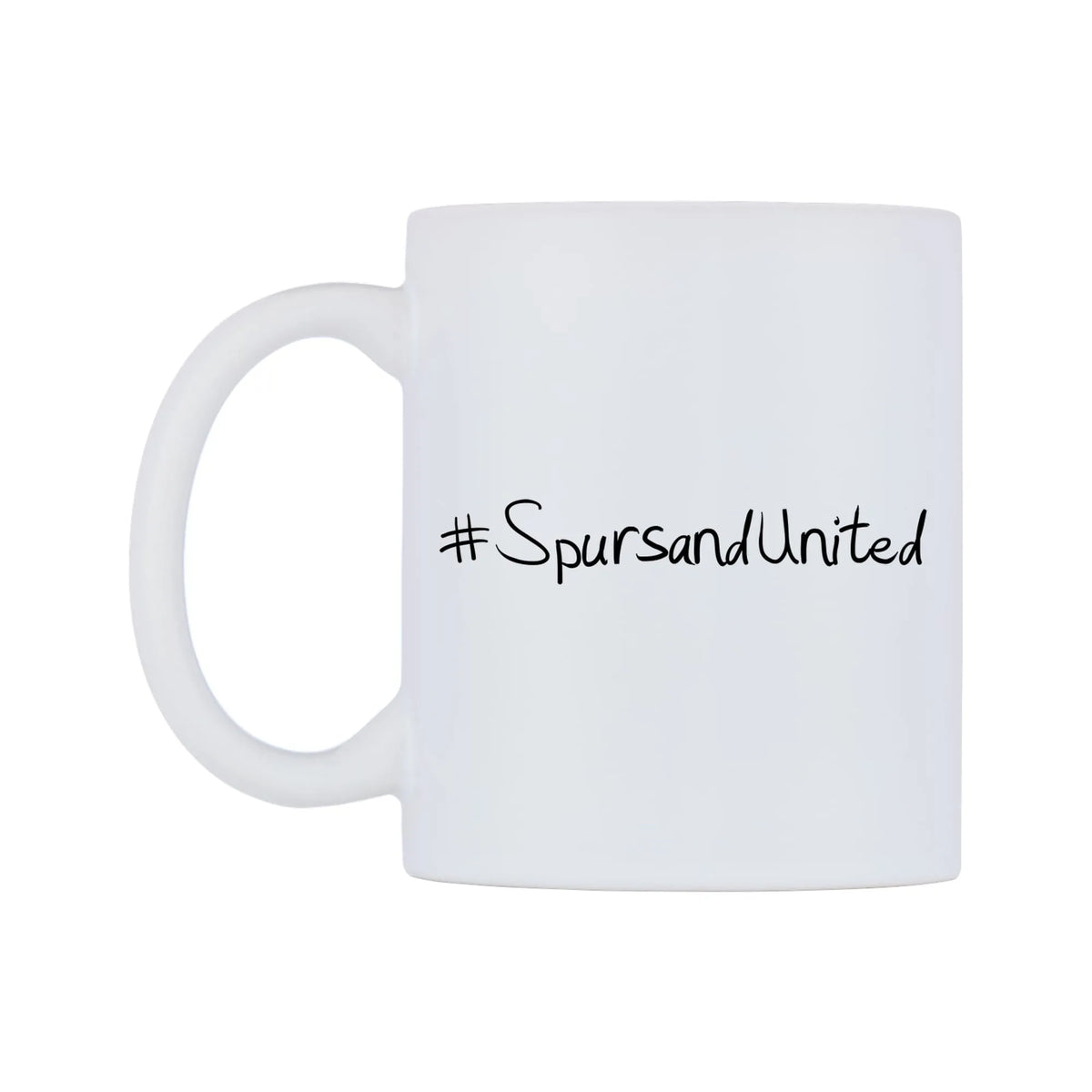 SpursandUnited Mug — mug, right side, on a white background