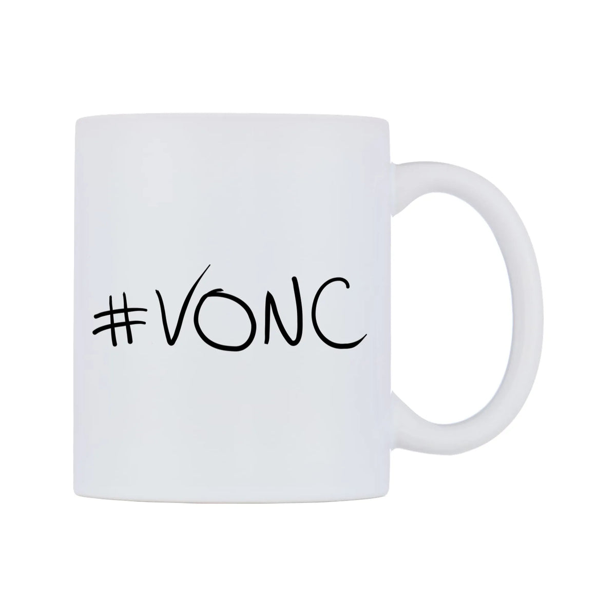 VONC Mug — mug, left side, on a white background