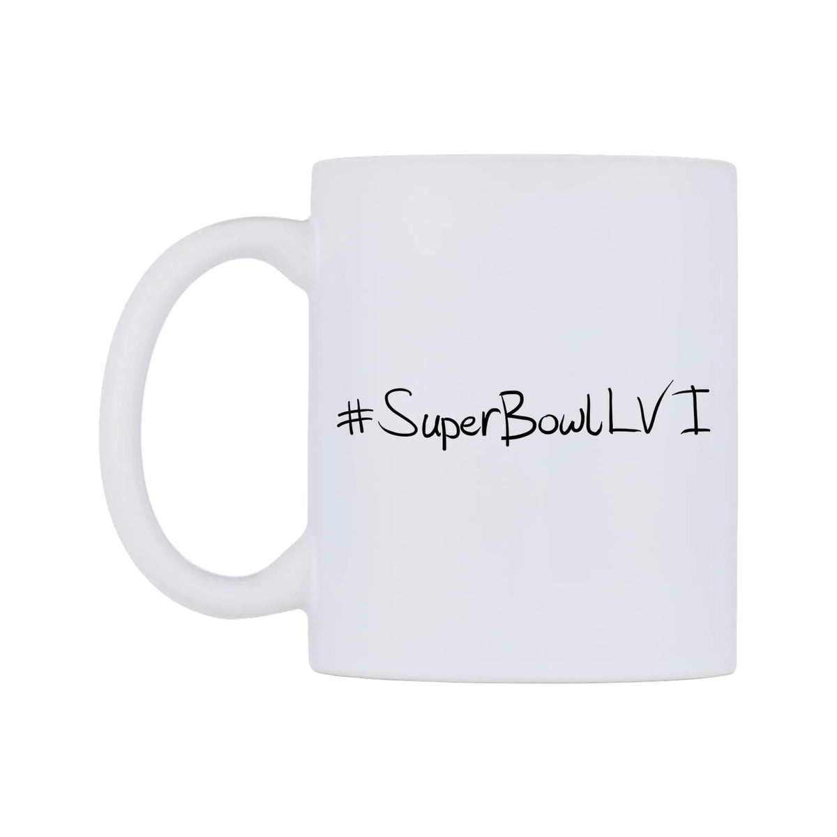 SuperBowlLVI Mug — mug, right side, on a white background