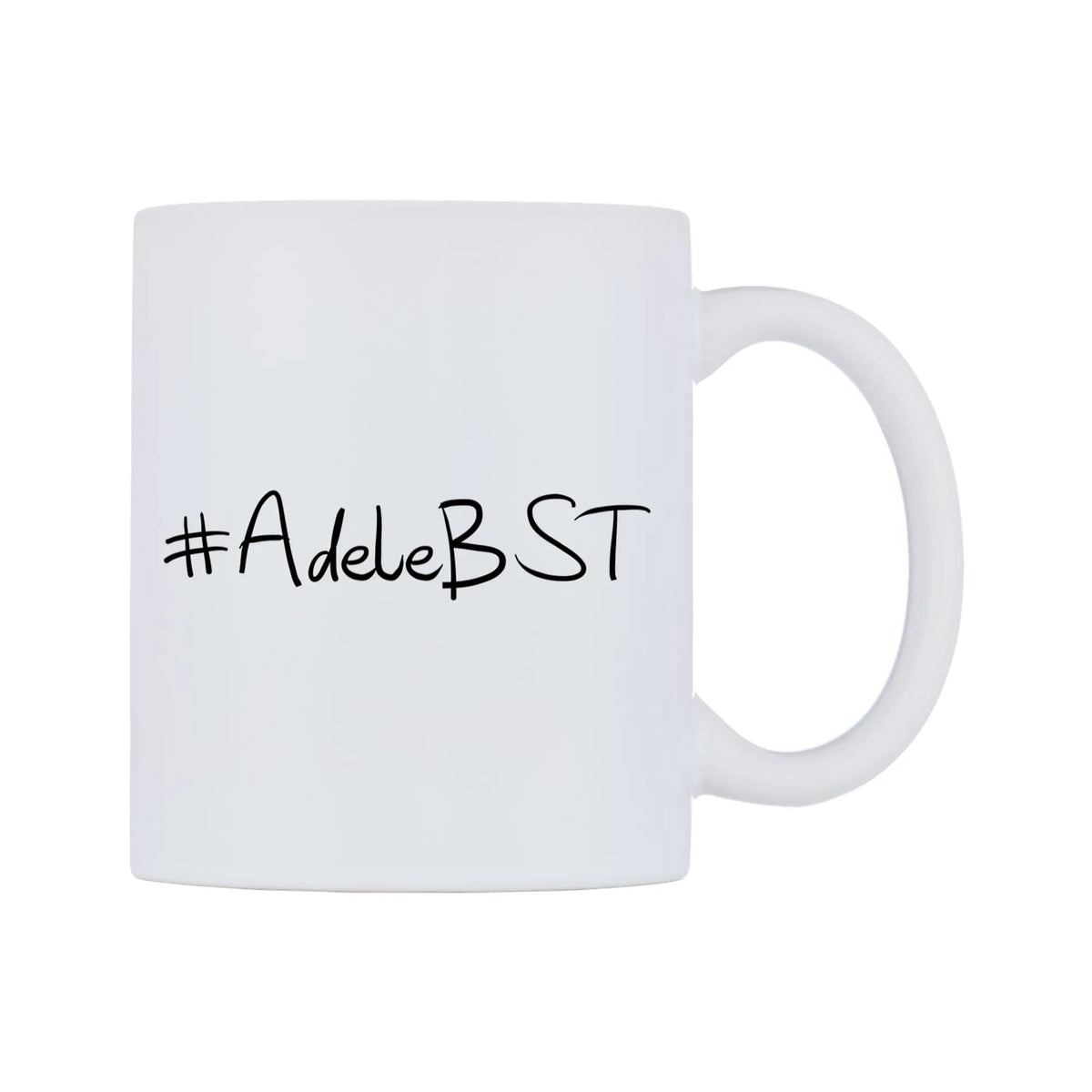 AdeleBST Mug — mug, left side, on a white background