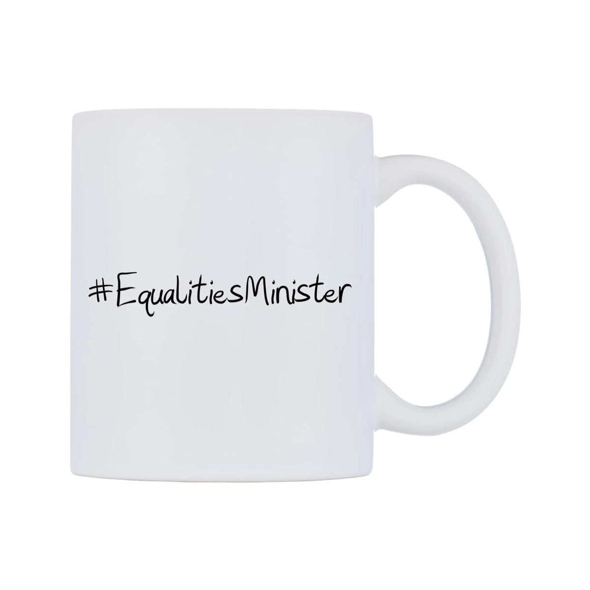 EqualitiesMinister Mug — mug, left side, on a white background