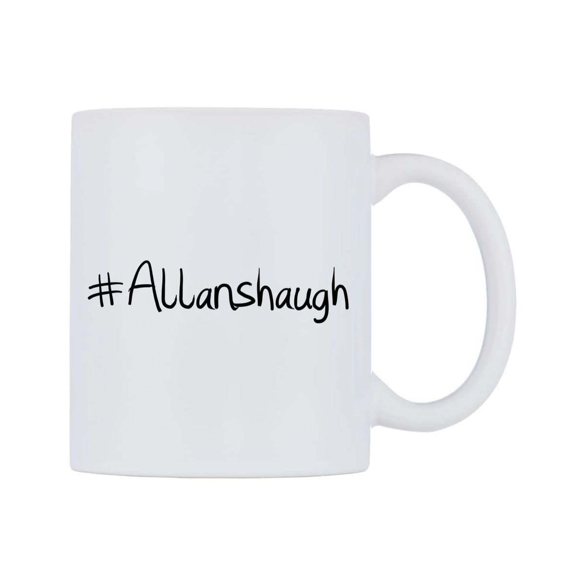 Allanshaugh Mug — mug, left side, on a white background