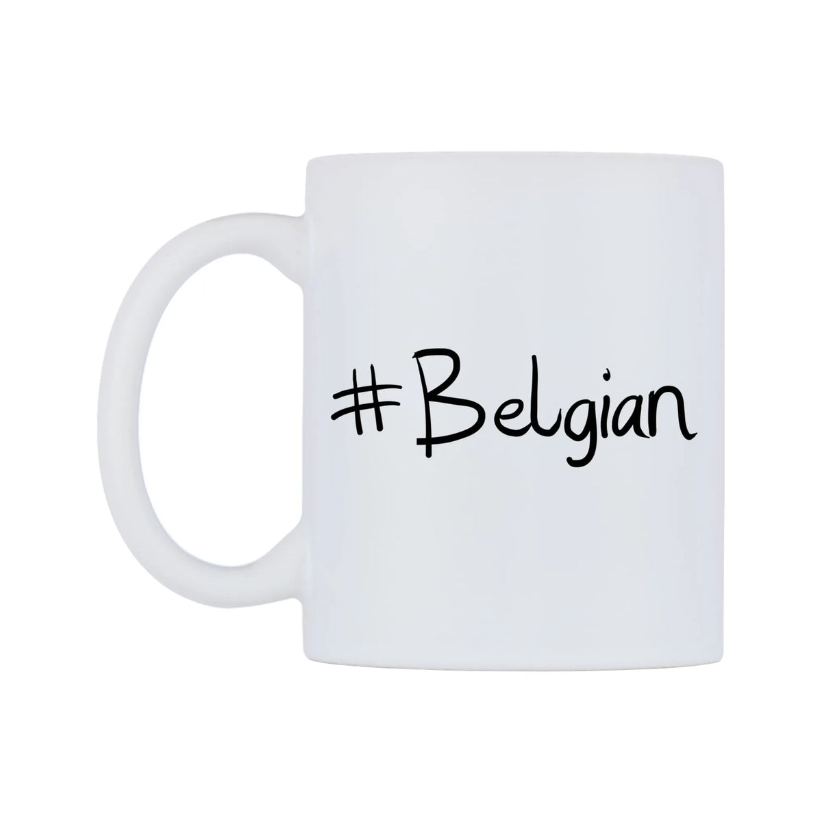 Belgian Mug — mug, right side, on a white background