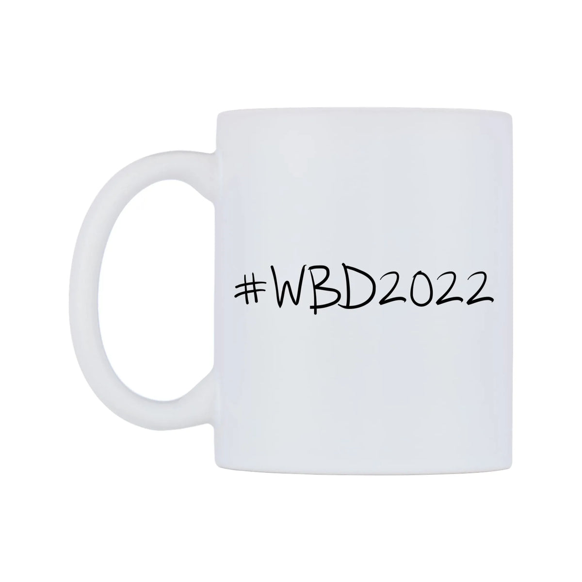 WBD2022 Mug — mug, right side, on a white background