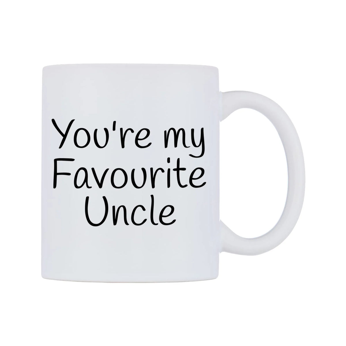 You're My Favourite Uncle Mug — mug, left side, on a white background
