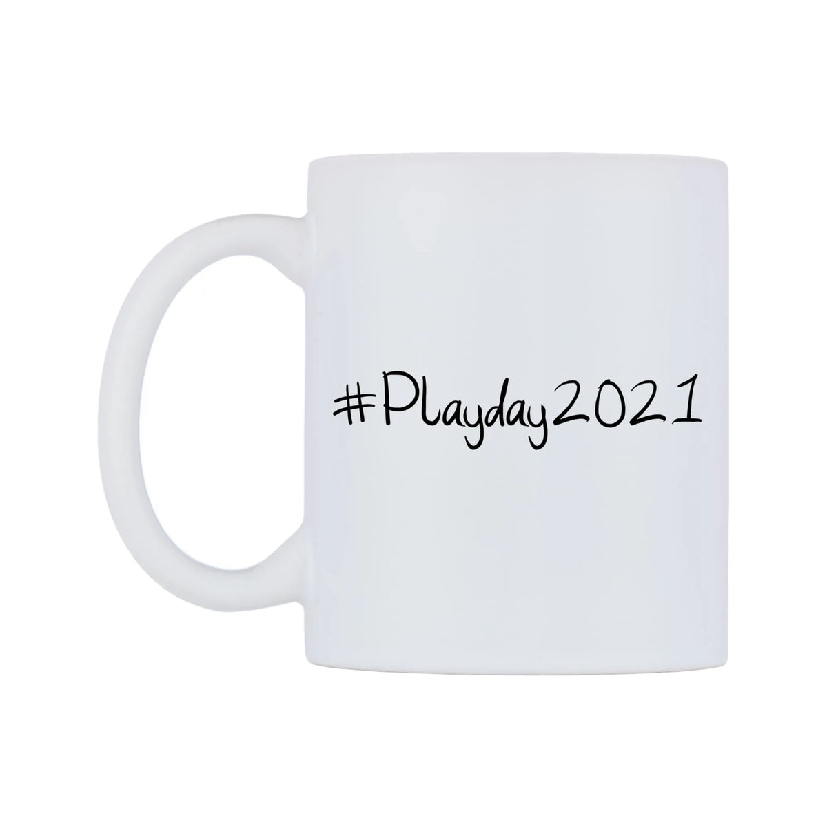 Playday2021 Mug — mug, right side, on a white background