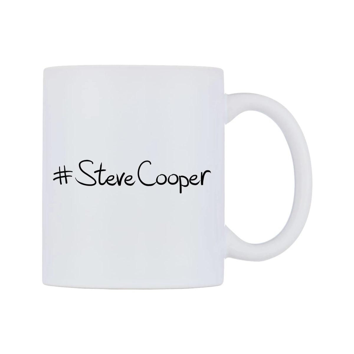 SteveCooper Mug — mug, left side, on a white background
