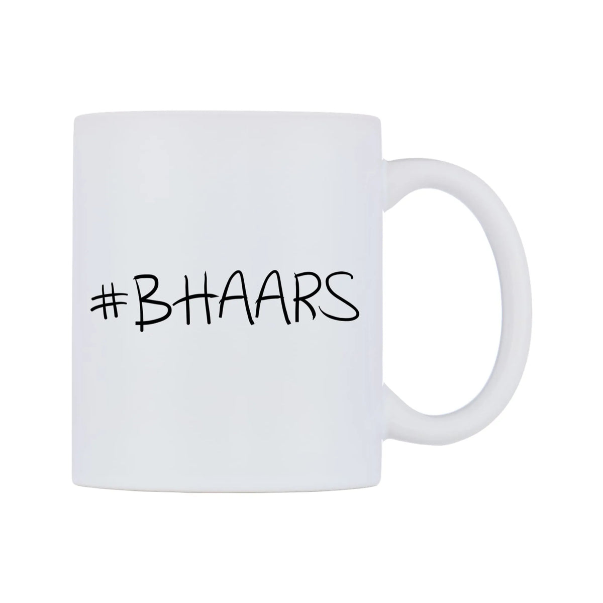 BHAARS Mug — mug, left side, on a white background